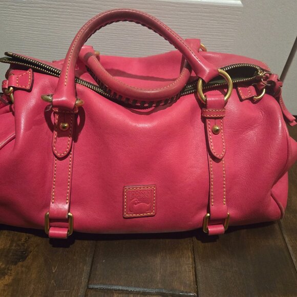 Dooney & Bourke Handbags - D&B large fuchsua Florentine Satchel